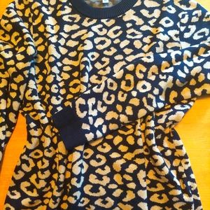 PopSugar Leopard Sweater NWOT
